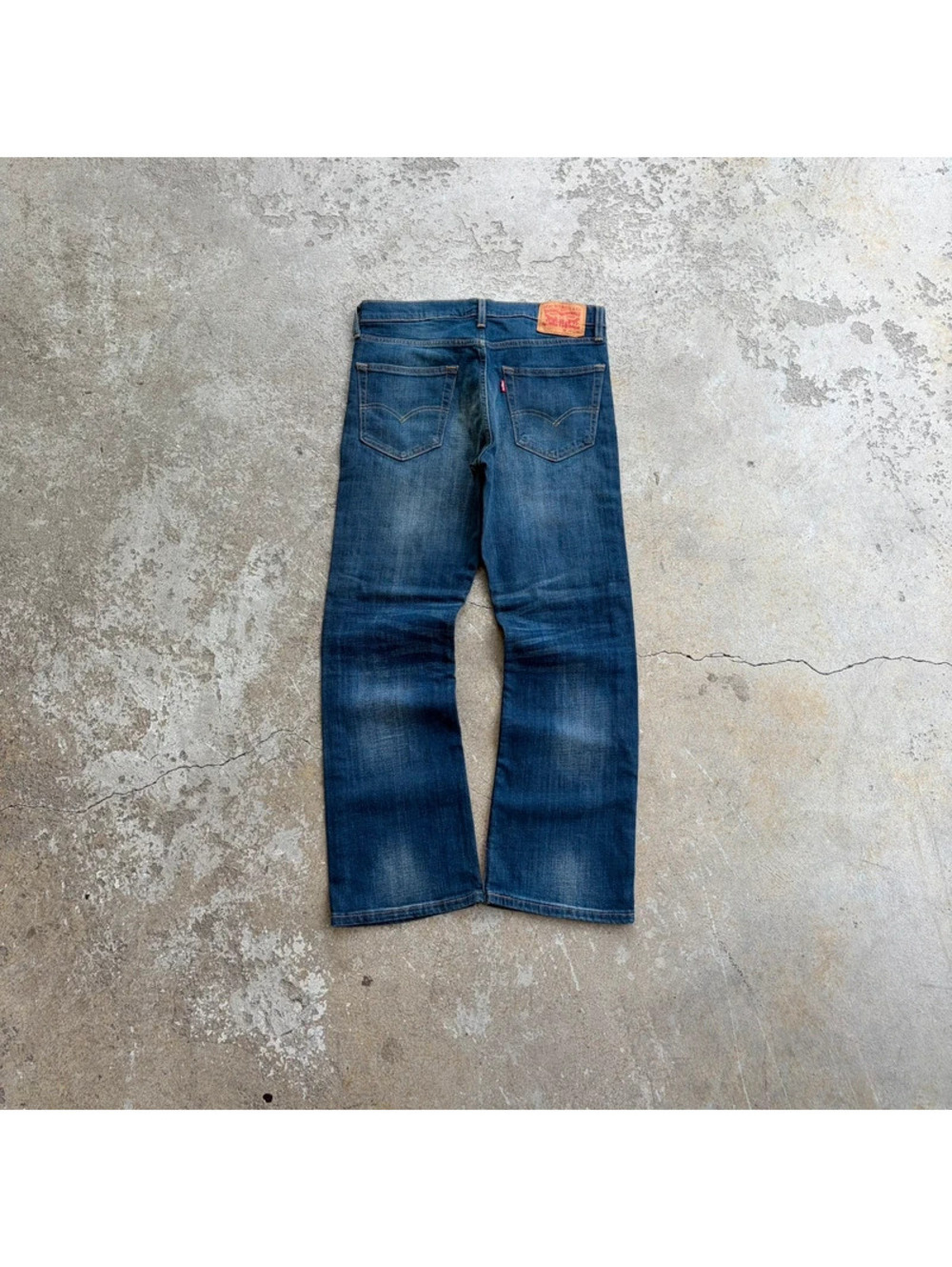 Y2K Levi’s Darkwash Bootcut 527 Faded Jeans - W33
